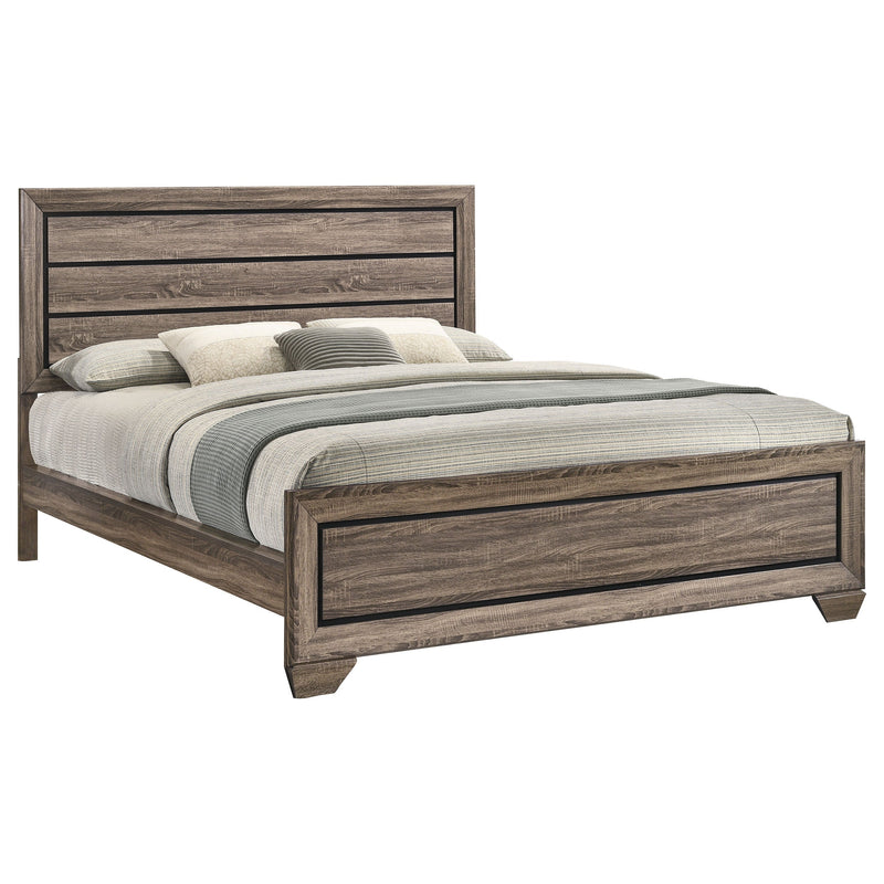 Cama Kauffman con cabecero de madera