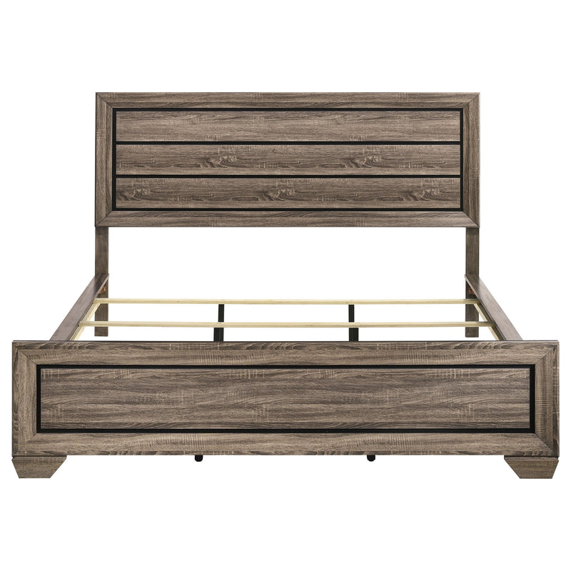 Cama Kauffman con cabecero de madera