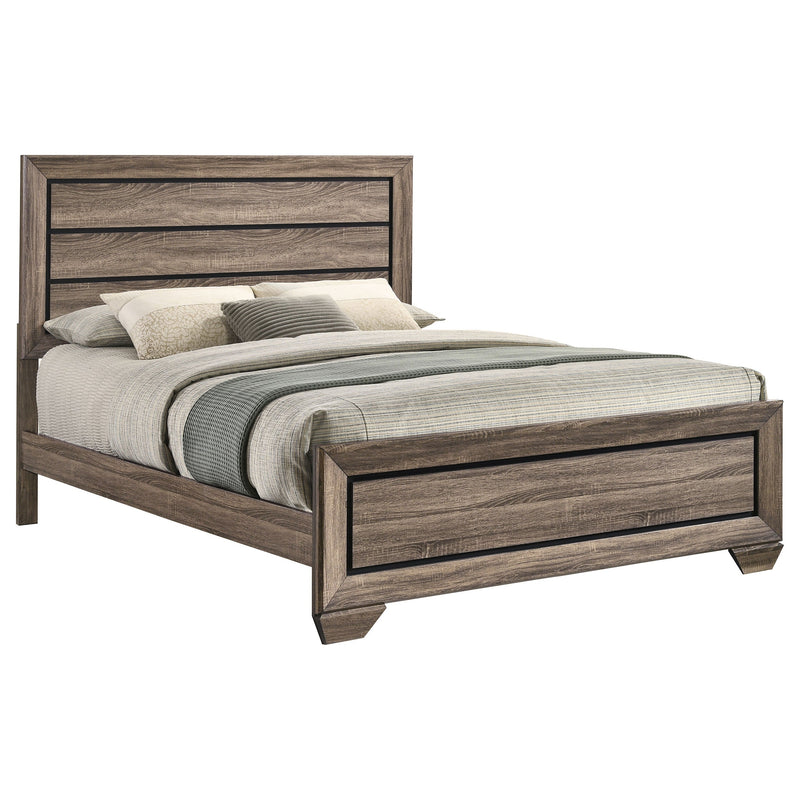 Cama Kauffman con cabecero de madera