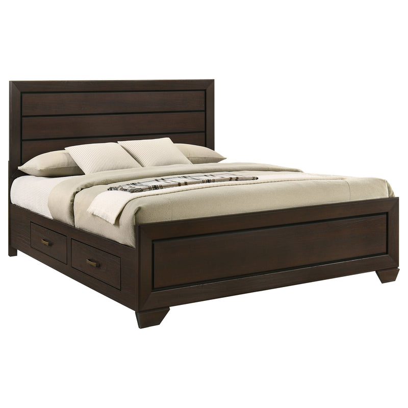 Kauffman Wood Storage Panel Bed