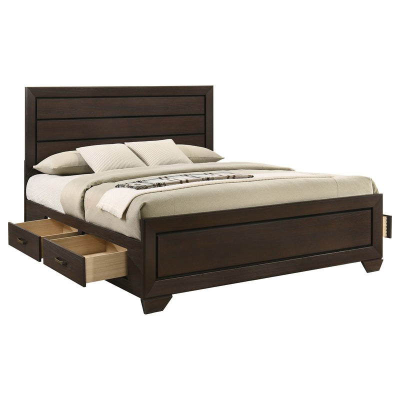 Kauffman Wood Storage Panel Bed