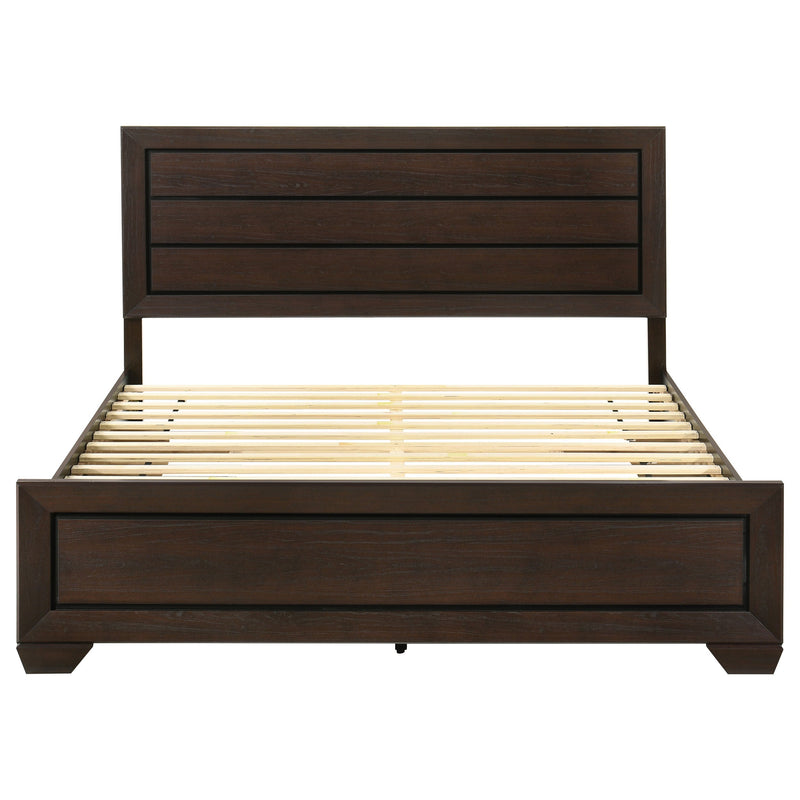 Kauffman Wood Storage Panel Bed