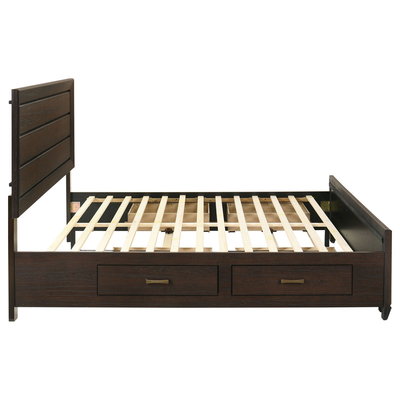 Kauffman Wood Storage Panel Bed