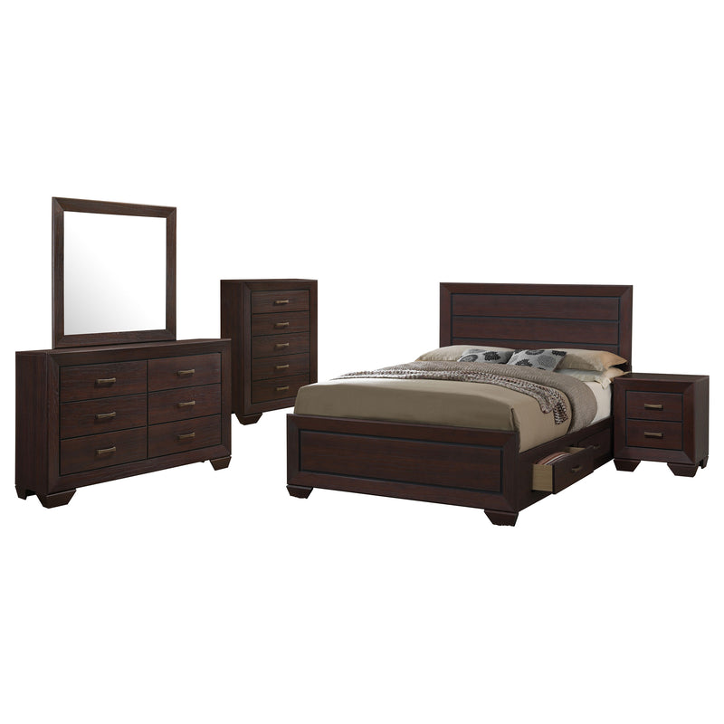 Juego de dormitorio Kauffman taupe deslavado