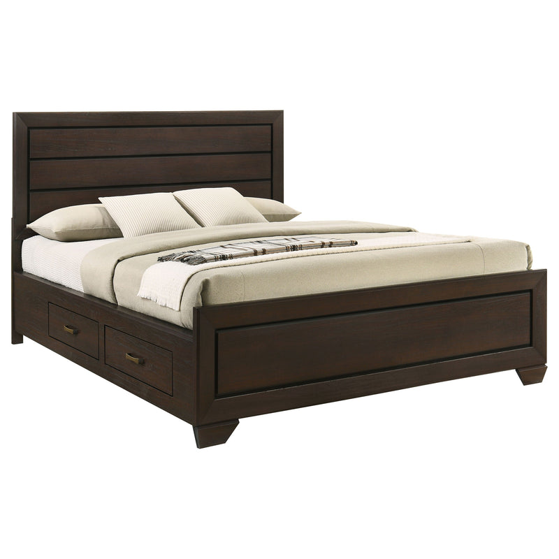 Kauffman Wood Storage Panel Bed