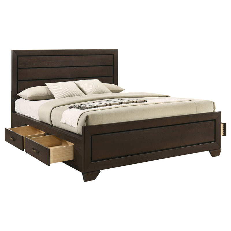 Kauffman Wood Storage Panel Bed