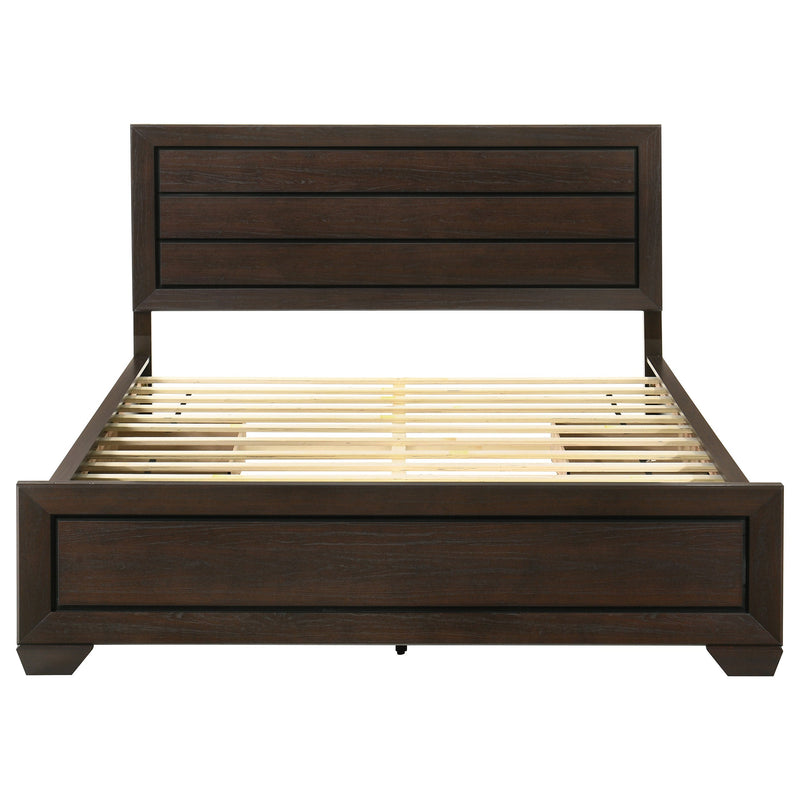 Kauffman Wood Storage Panel Bed
