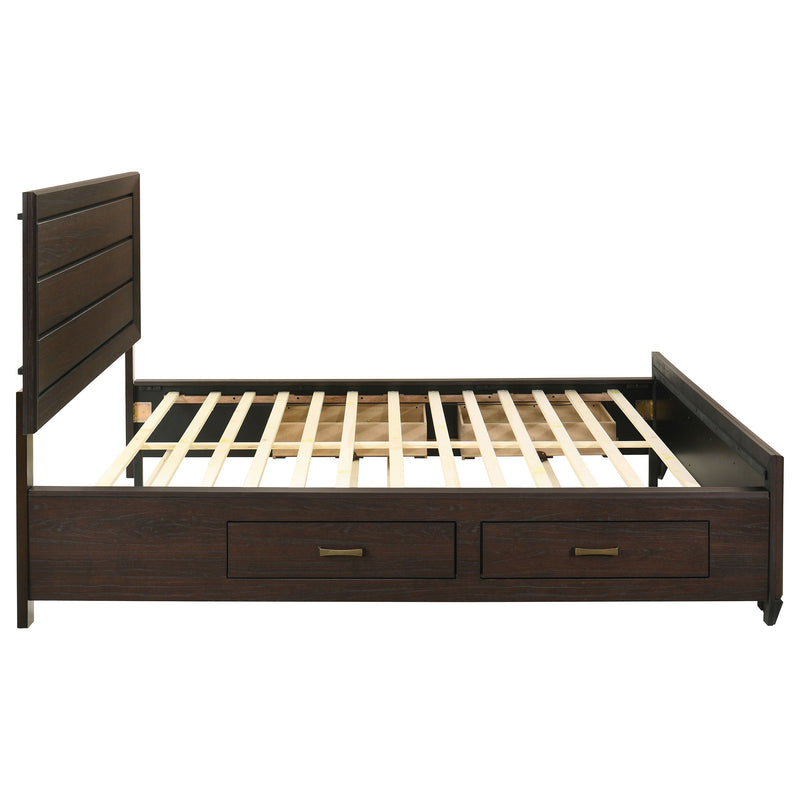 Kauffman Wood Storage Panel Bed