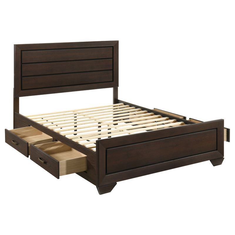 Kauffman Wood Storage Panel Bed