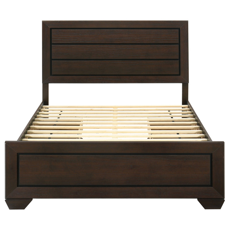Kauffman Wood Storage Panel Bed