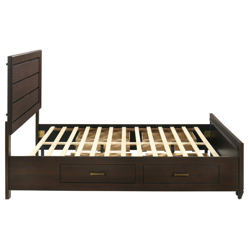 Kauffman Wood Storage Panel Bed