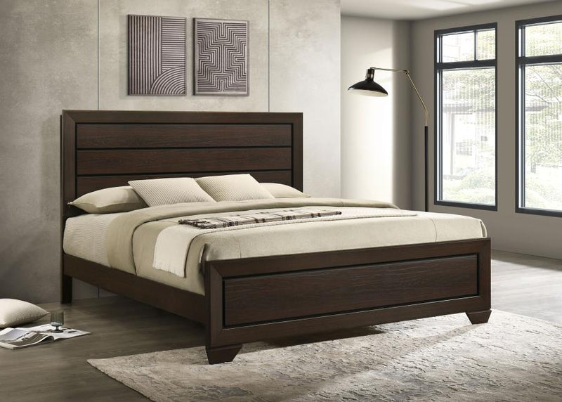 Cama Kauffman con cabecero de madera
