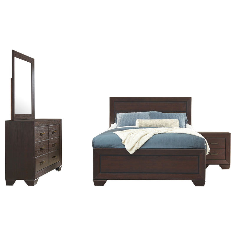 Juego de dormitorio Kauffman taupe deslavado