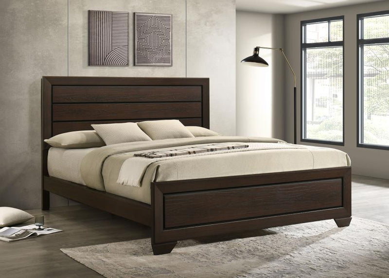 Cama Kauffman con cabecero de madera