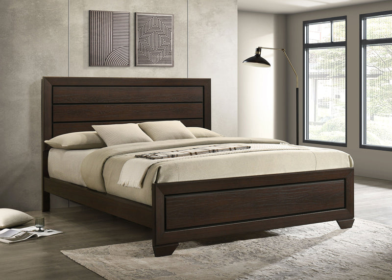 Cama Kauffman con cabecero de madera