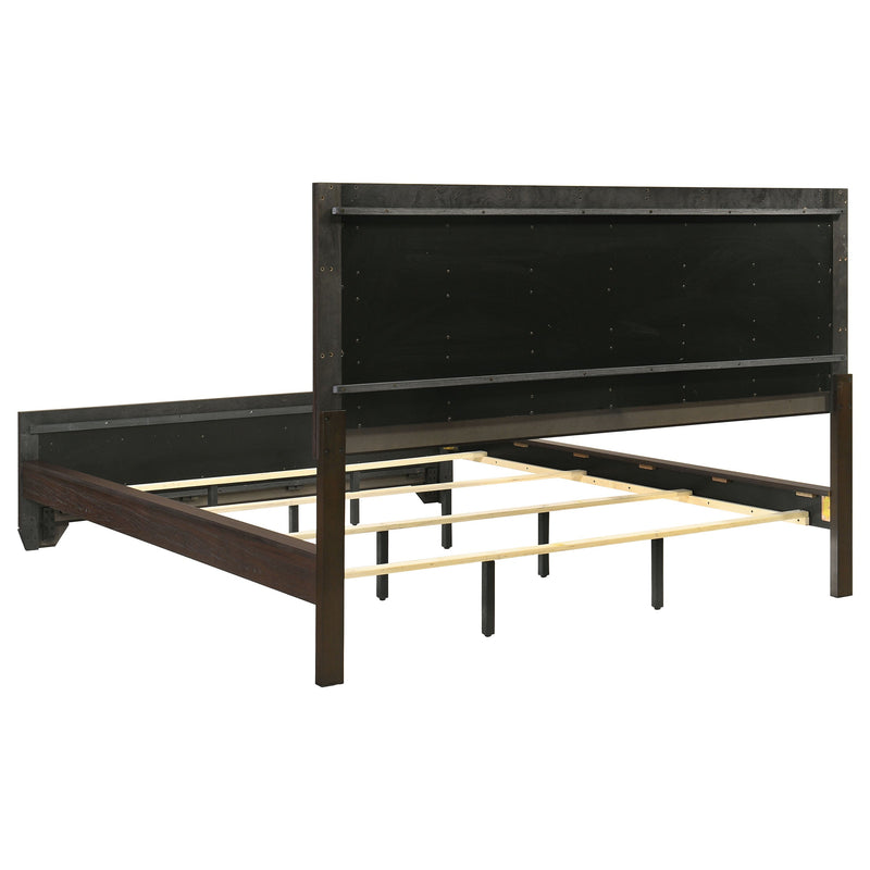 Cama Kauffman con cabecero de madera