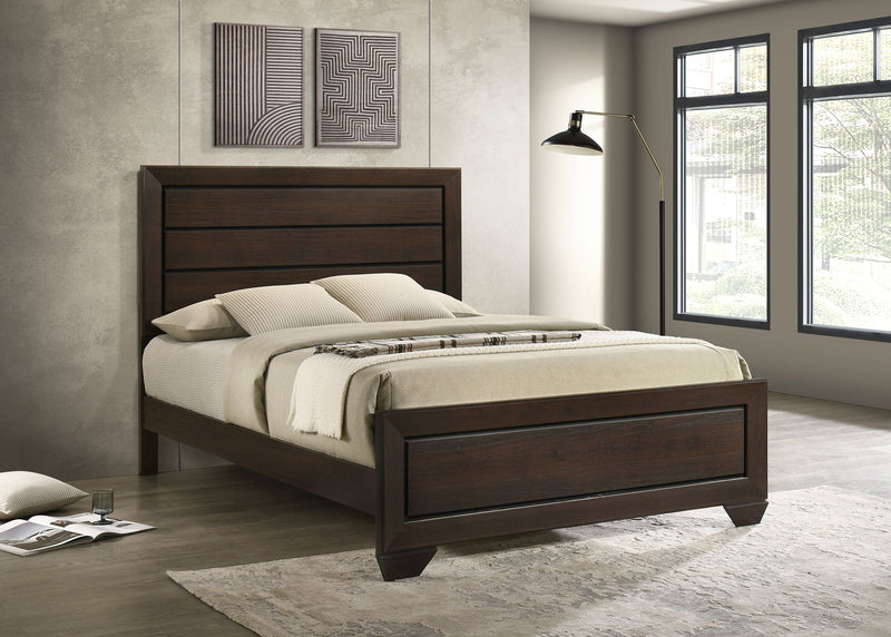 Cama Kauffman con cabecero de madera