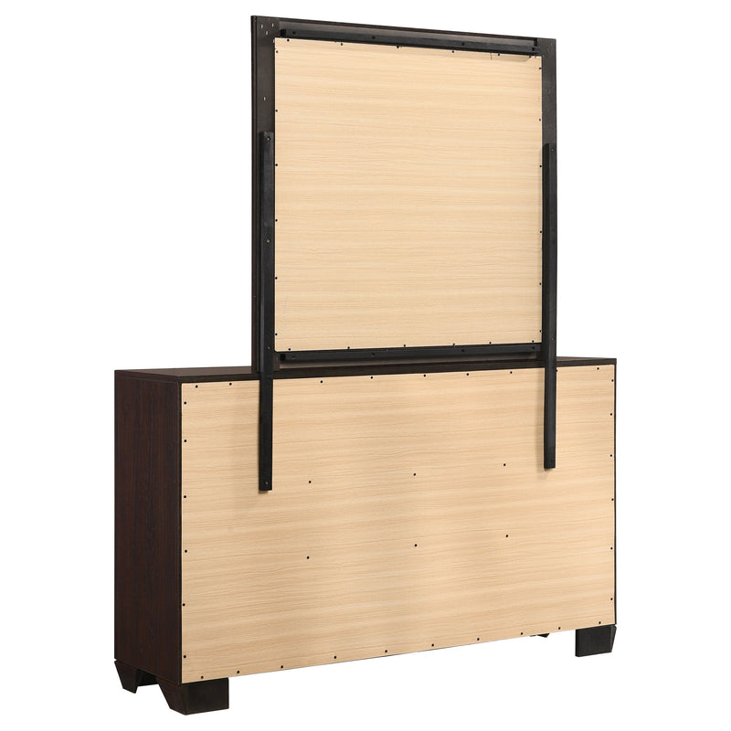 Cómoda de 6 cajones Kauffman con espejo
