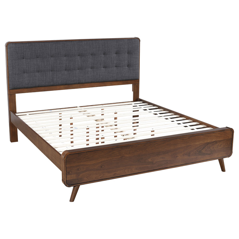 Juego de dormitorio Robyn de nogal oscuro