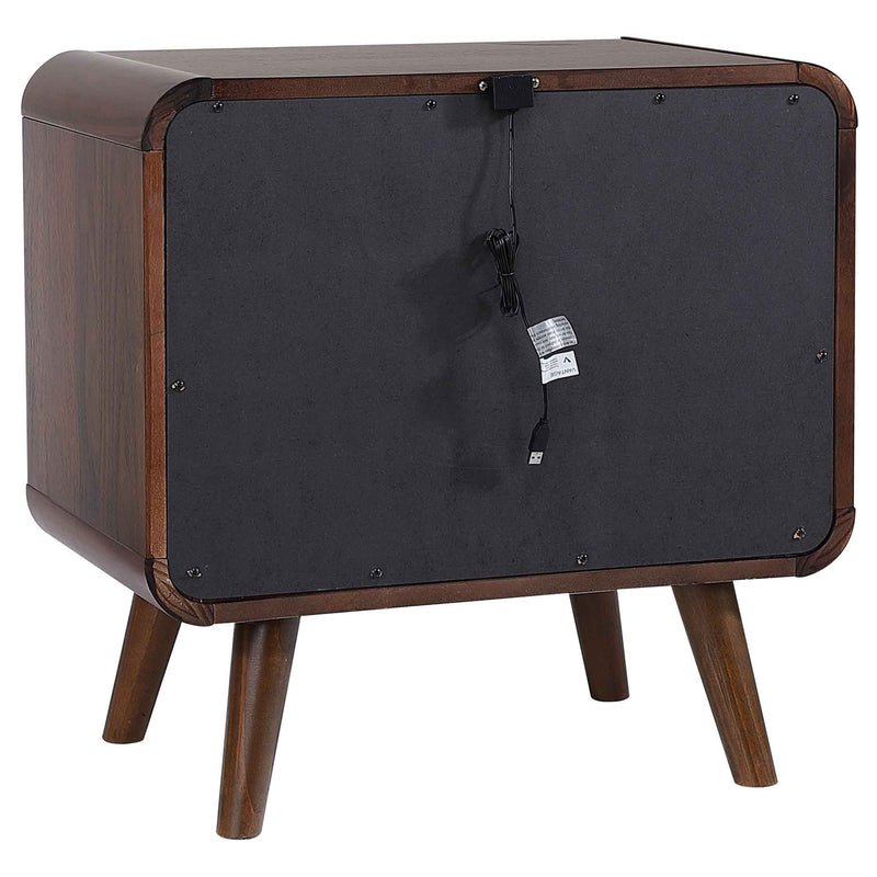 Juego de dormitorio Robyn de nogal oscuro