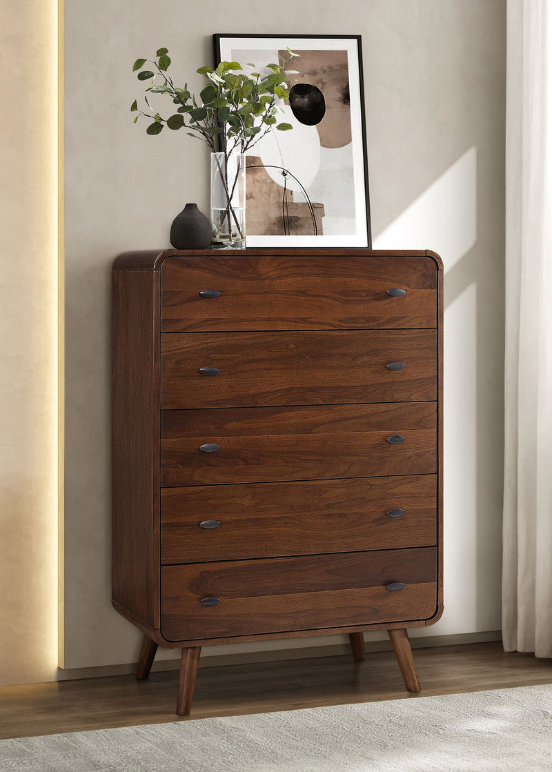Cómoda de 5 cajones Robyn para dormitorio