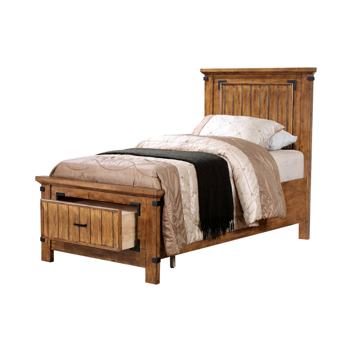 Brenner  Storage Bed Rustic Honey