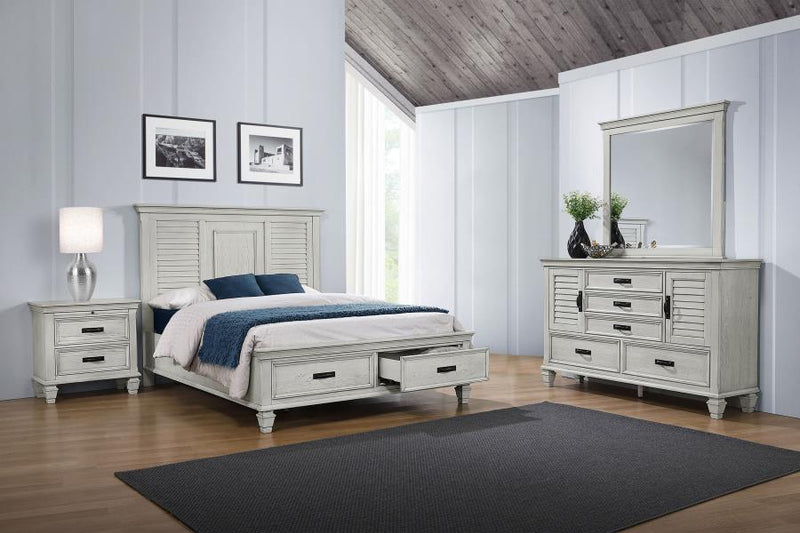 Dormitorio Franco efecto envejecido