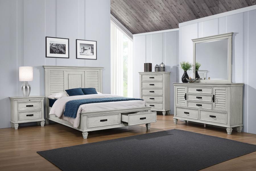 Franco Bedroom Set Distressed