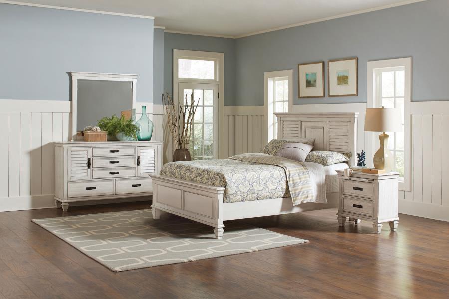 Franco Bedroom Set Distressed