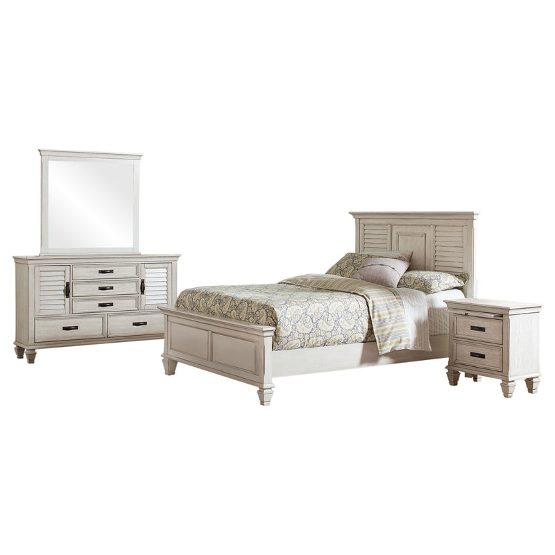 Juego de dormitorio Franco Decapado