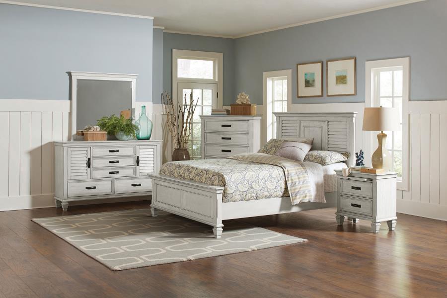 Franco Bedroom Set Distressed