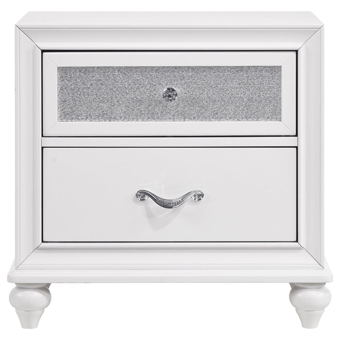 Barzini  California King Bedroom Set Black