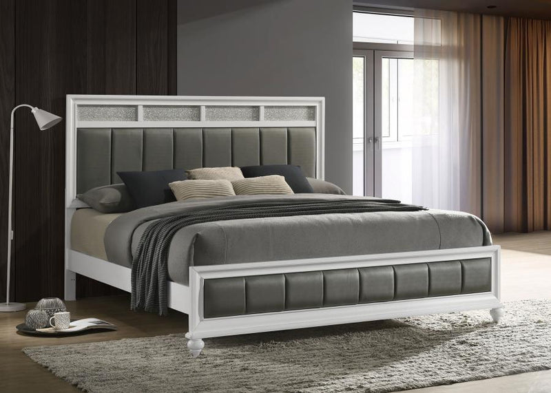 Cama de panel de madera Barzini
