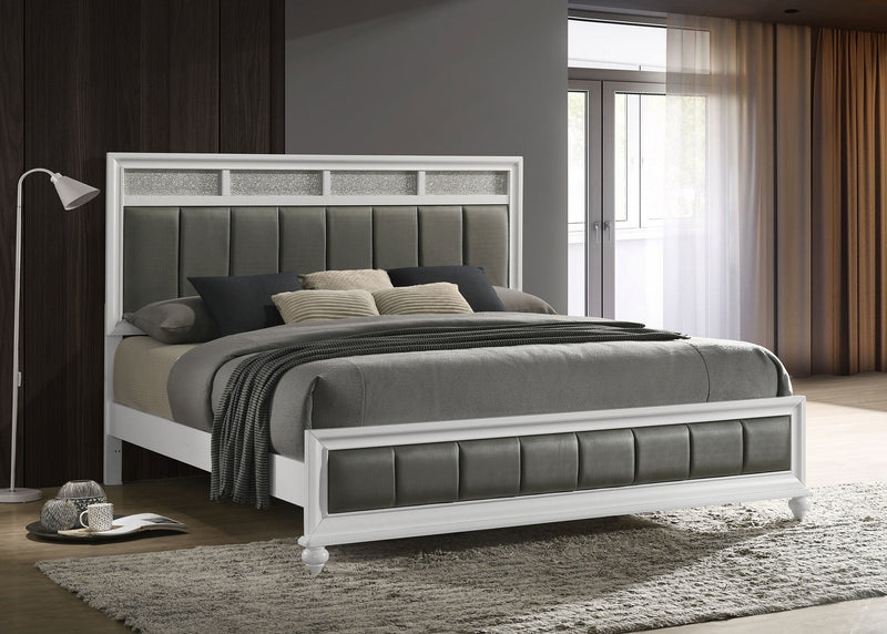 Cama de panel de madera Barzini