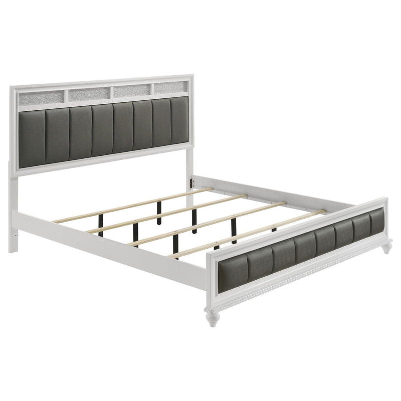 Cama de panel de madera Barzini