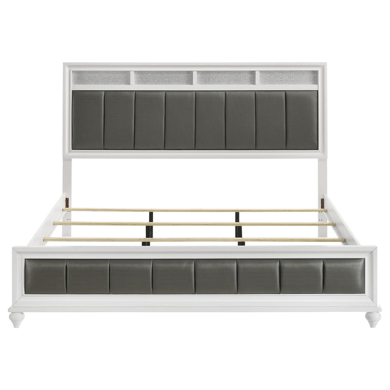 Cama de panel de madera Barzini