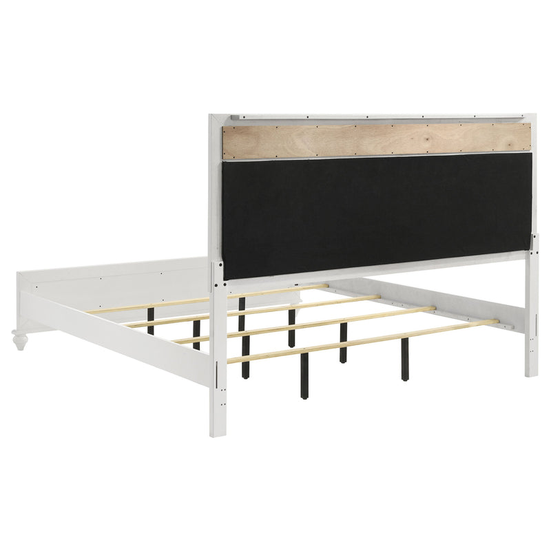 Cama de panel de madera Barzini