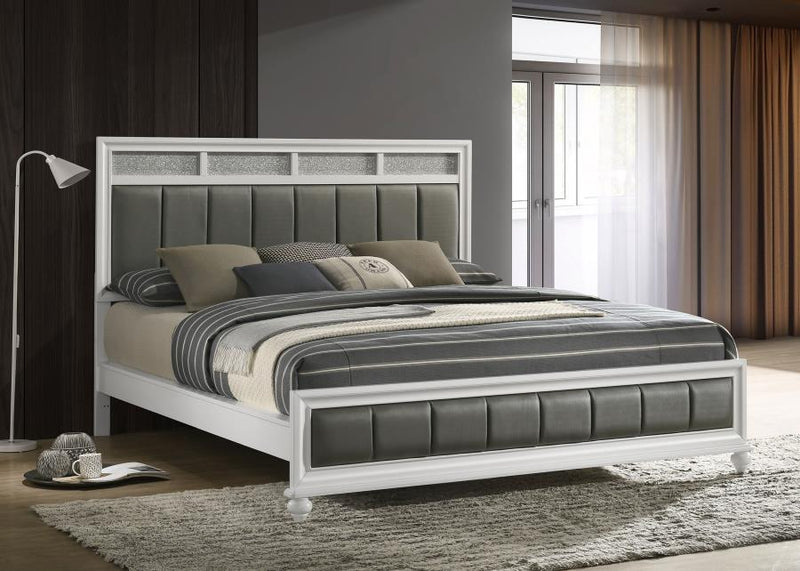 Cama de panel de madera Barzini