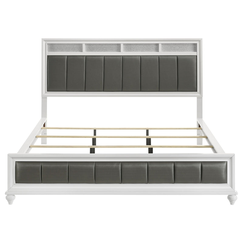 Cama de panel de madera Barzini
