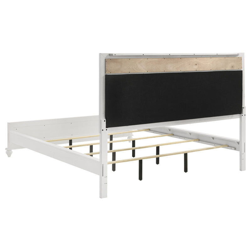 Cama de panel de madera Barzini