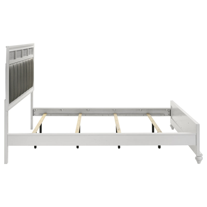 Cama de panel de madera Barzini