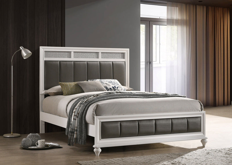 Cama de panel de madera Barzini