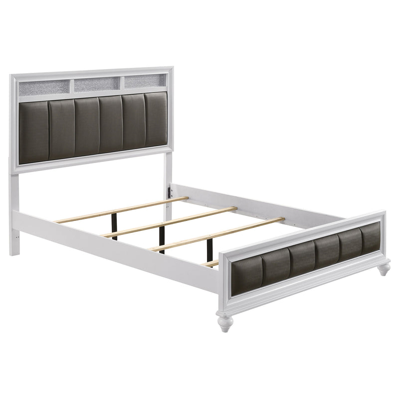 Cama de panel de madera Barzini