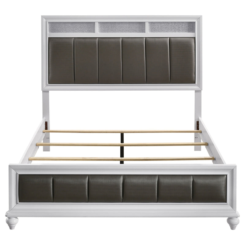 Cama de panel de madera Barzini
