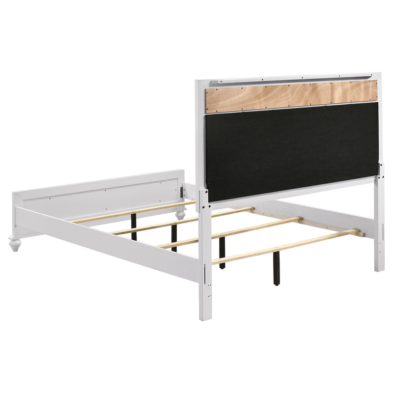 Cama de panel de madera Barzini