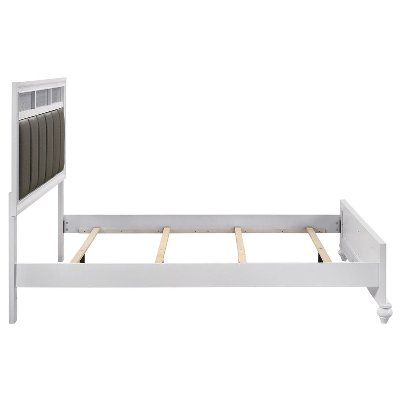 Cama de panel de madera Barzini