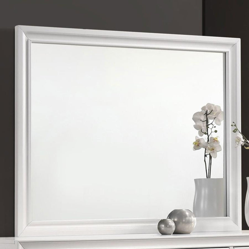 Espejo de cómoda Barzini blanco