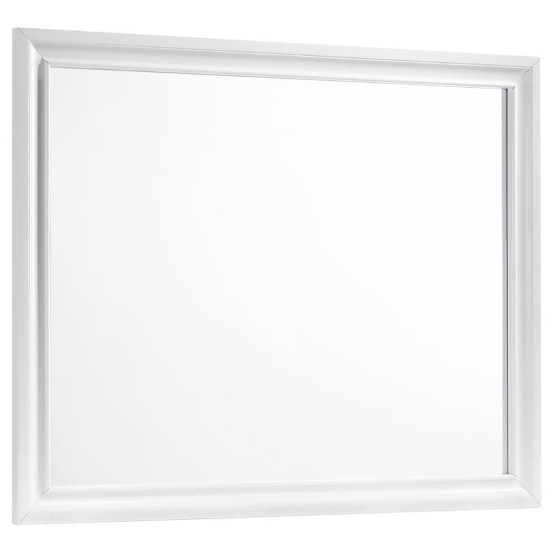 Espejo de cómoda Barzini blanco