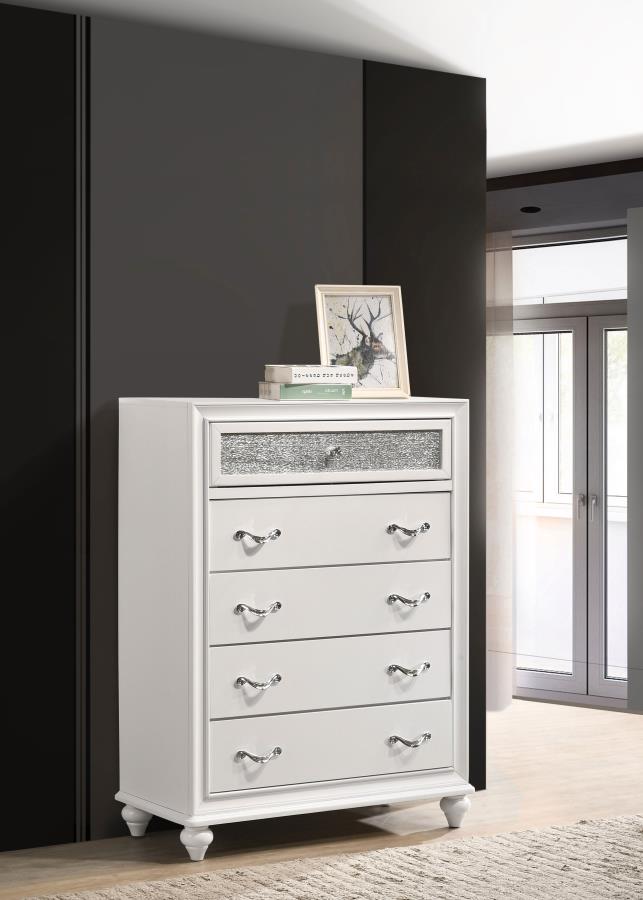 Cómoda de dormitorio de 5 cajones Barzini