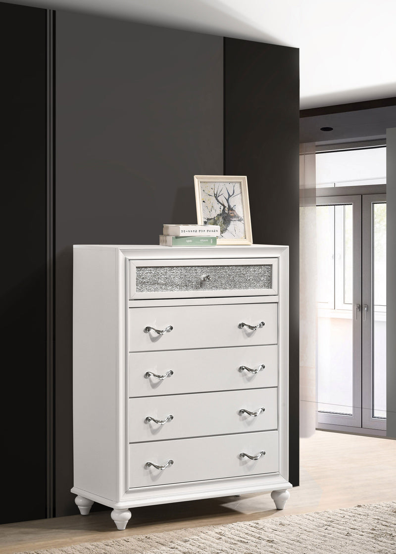 Cómoda de dormitorio de 5 cajones Barzini